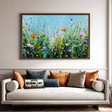 Spring Wildflower Floral Oil Painting - image 4