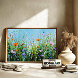 Spring Wildflower Floral Oil Painting - image 6