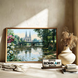 St. Paul's Church, Strasbourg Architectural Oil Painting - image 6