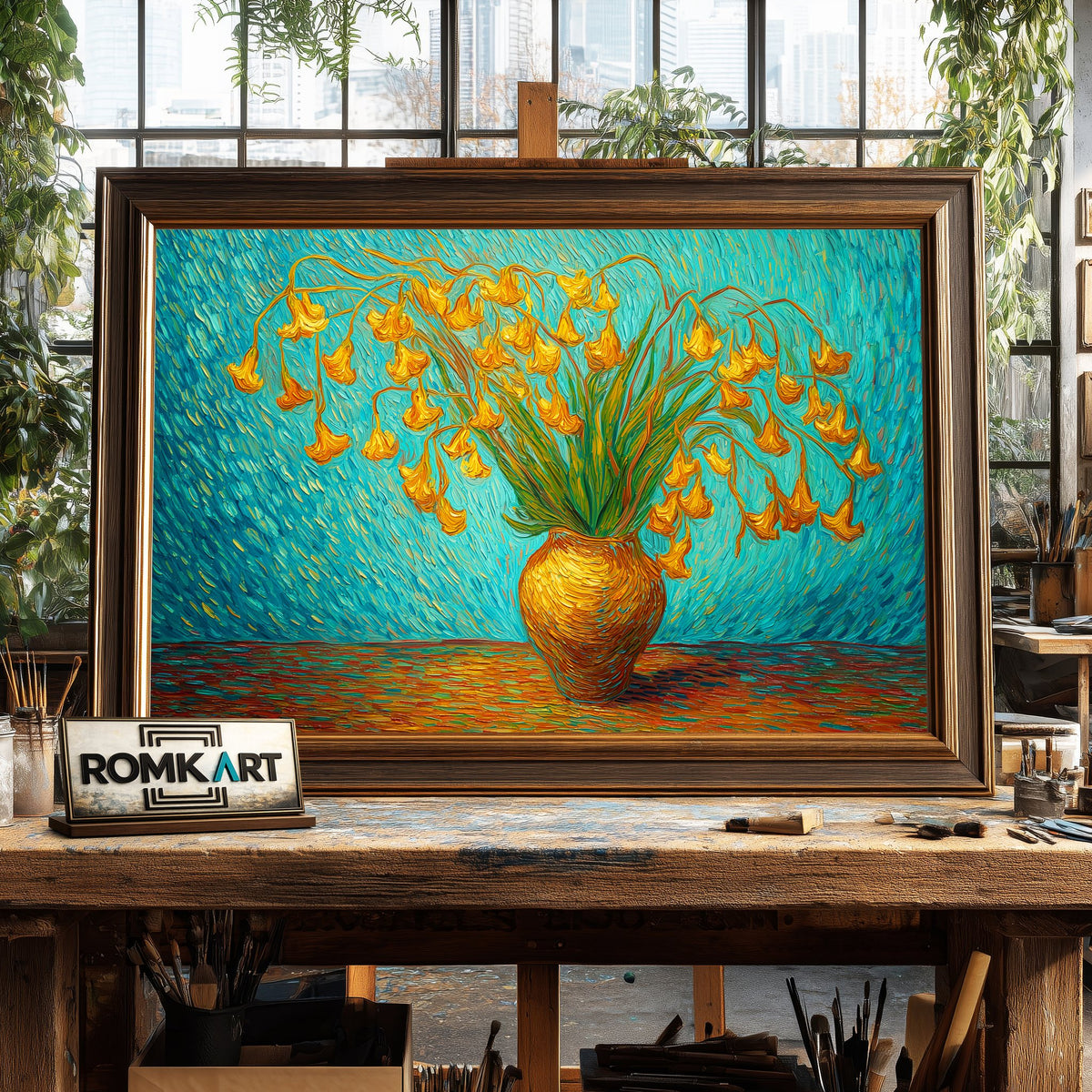 Still Life Flower Oil Painting - image 2