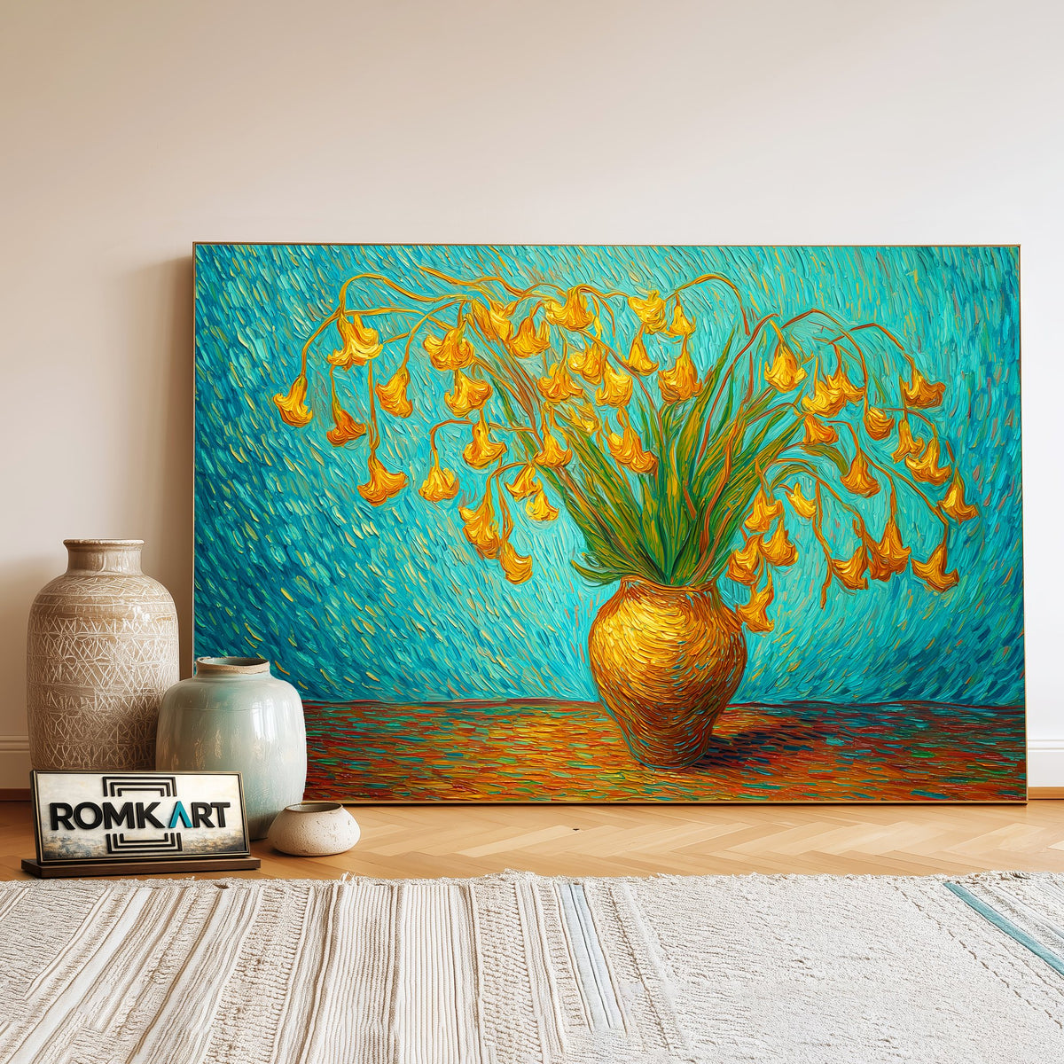 Still Life Flower Oil Painting - image 3
