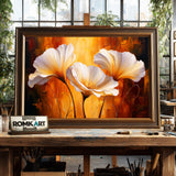Stylized Flowers Oil Painting - image 2