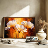 Stylized Flowers Oil Painting - image 6