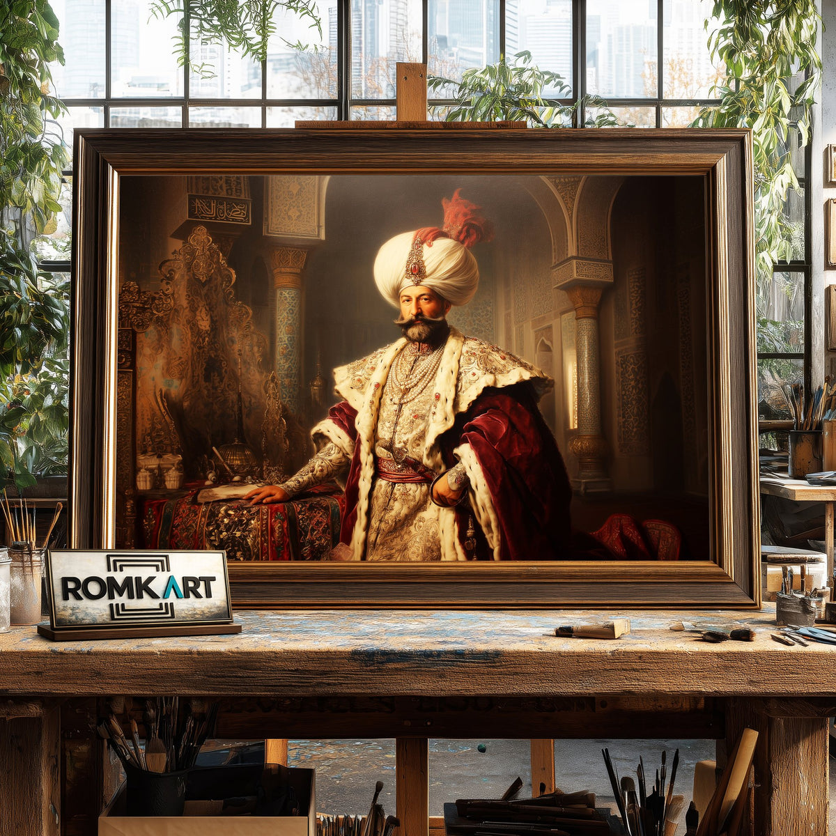 Suleiman the Magnificent Historical Oil Painting - image 2