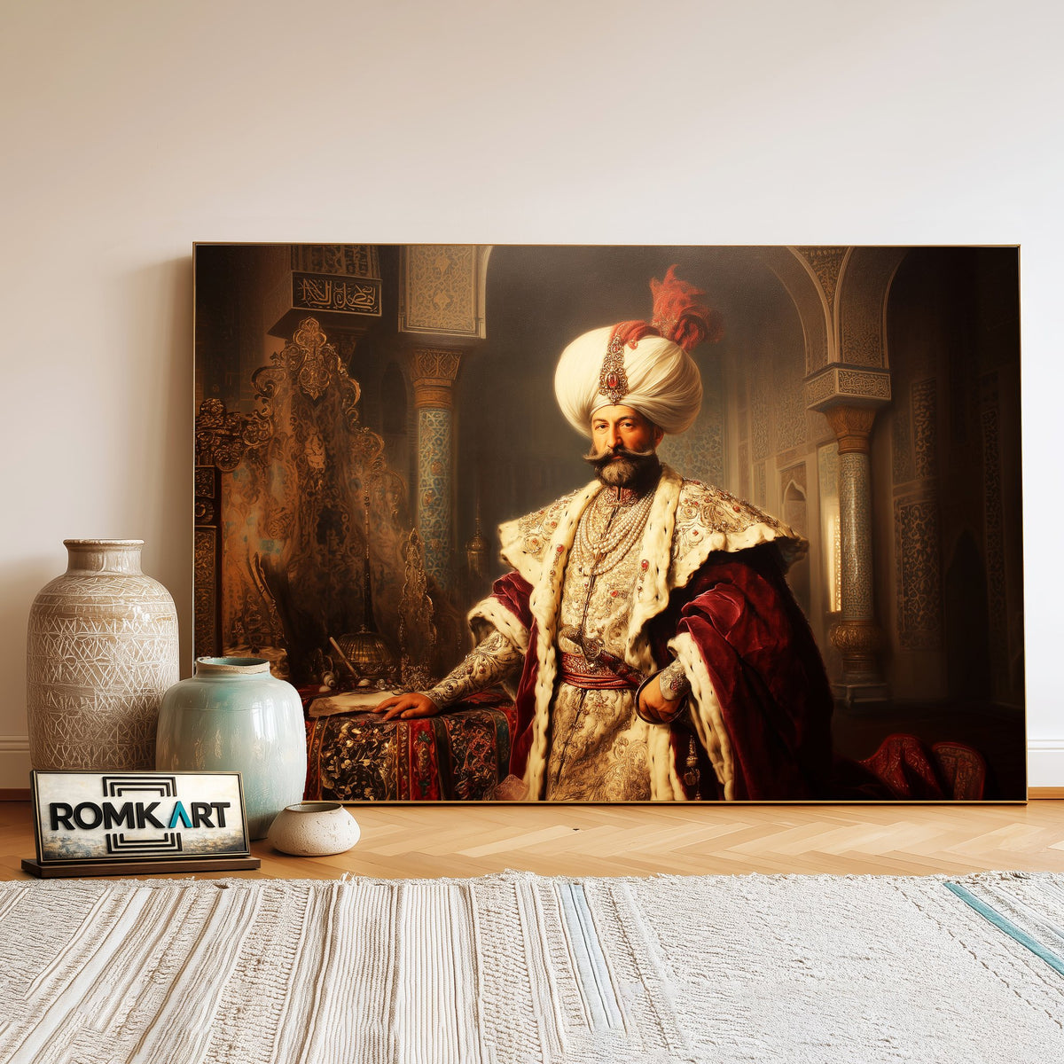 Suleiman the Magnificent Historical Oil Painting - image 3