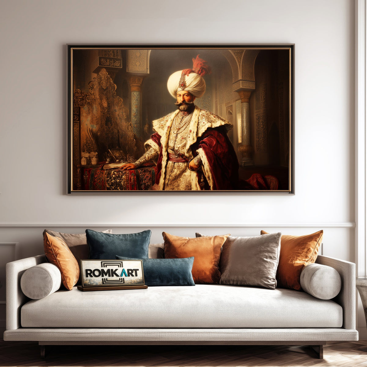 Suleiman the Magnificent Historical Oil Painting - image 4