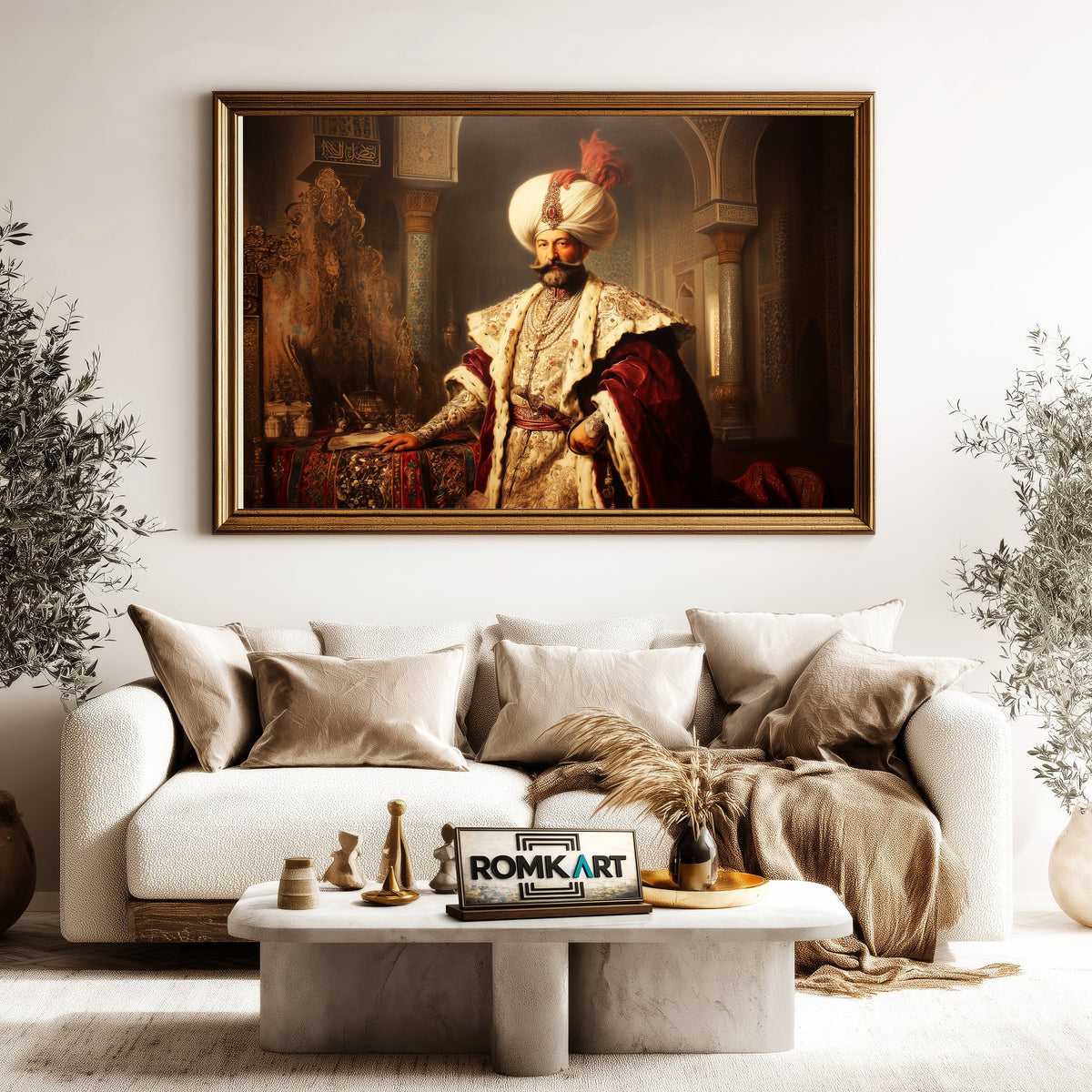 Suleiman the Magnificent Historical Oil Painting - image 5