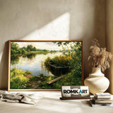 Summer Lakeside Oil Painting - image 6