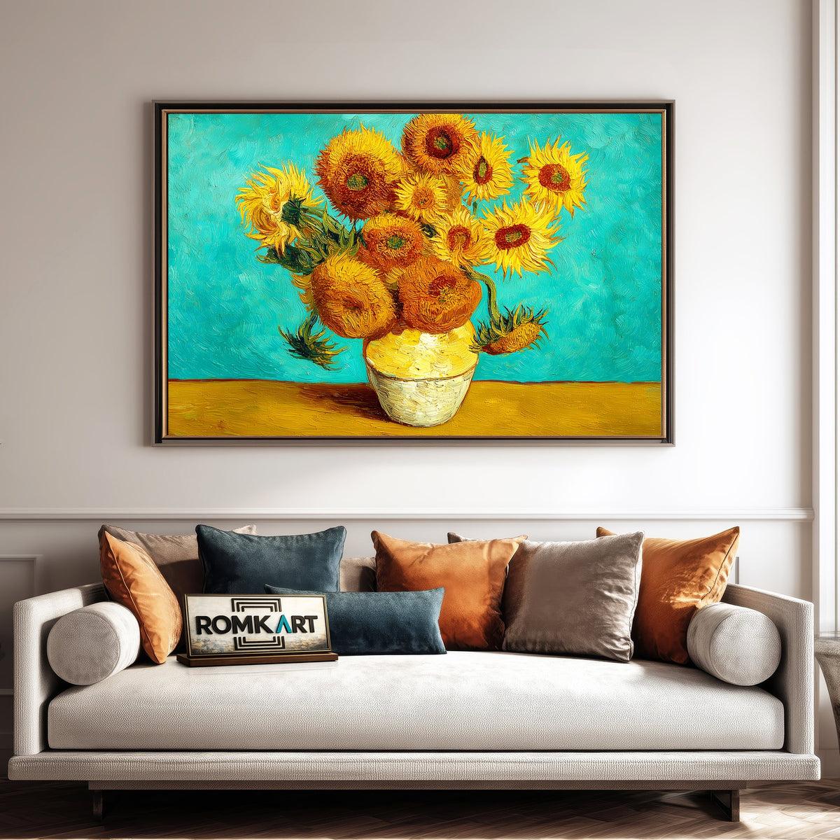 Sunflowers Oil Painting - image 4