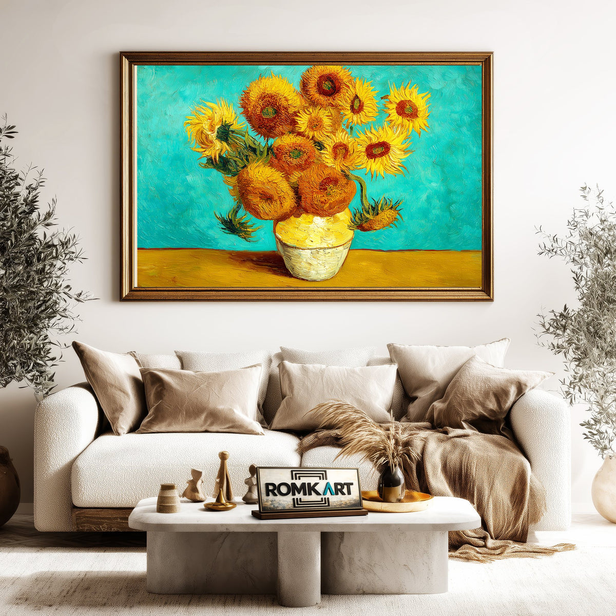 Sunflowers Oil Painting - image 5
