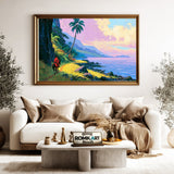 Tahitian Bridle Path Oil Painting - image 5