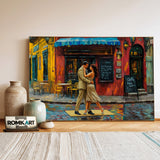Tango in La Boca Dance Oil Painting - image 3