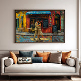 Tango in La Boca Dance Oil Painting - image 4