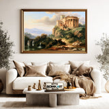 Temple of Vesta Architectural Oil Painting - image 5