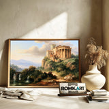 Temple of Vesta Architectural Oil Painting - image 6