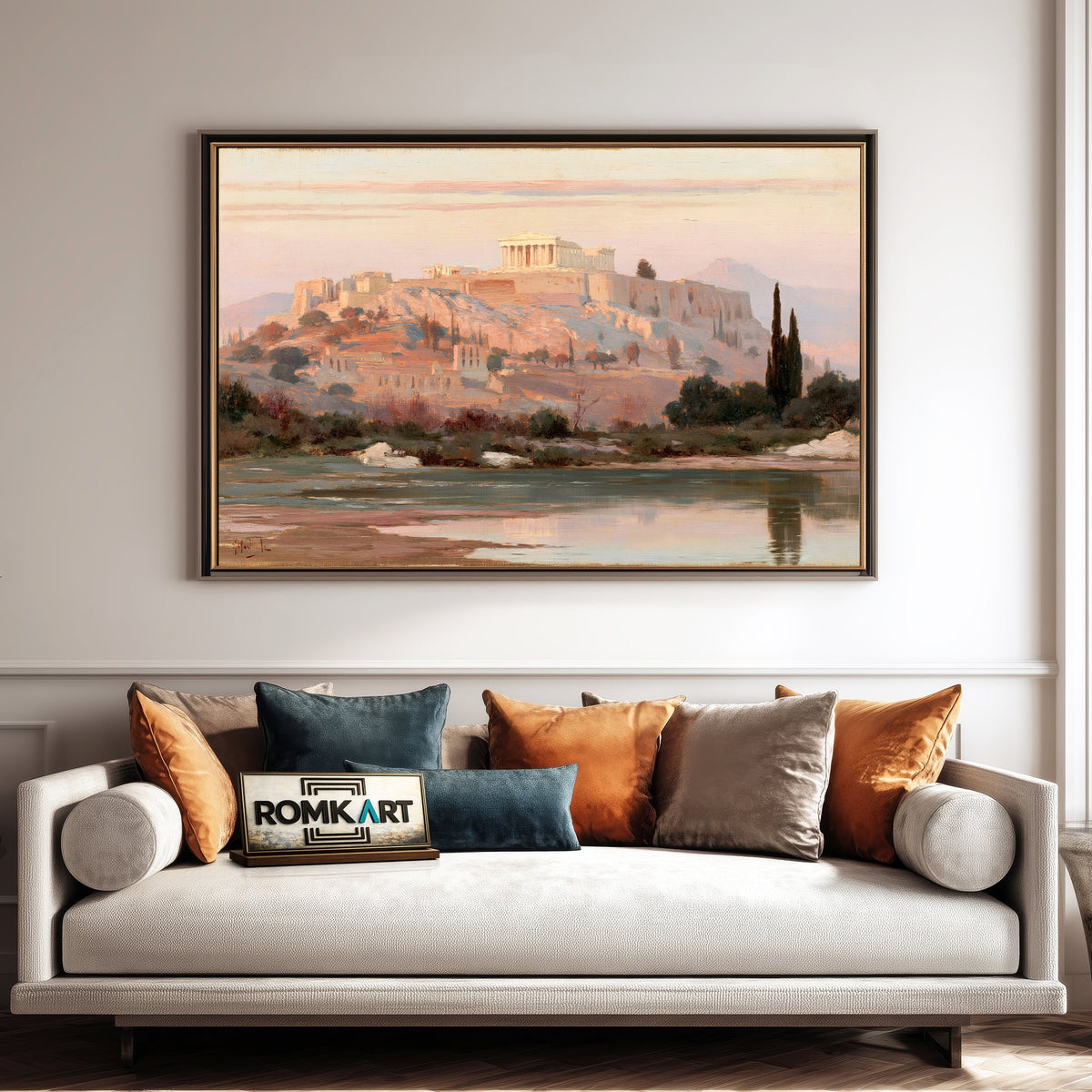 The Acropolis of Athens Architectural Oil Painting - image 4