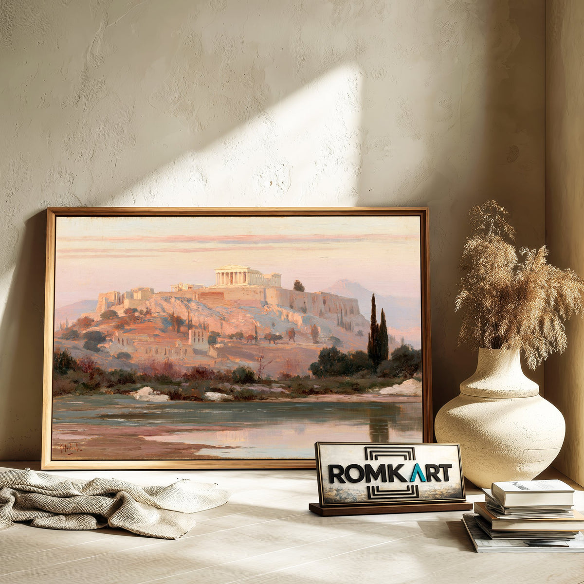 The Acropolis of Athens Architectural Oil Painting - image 6