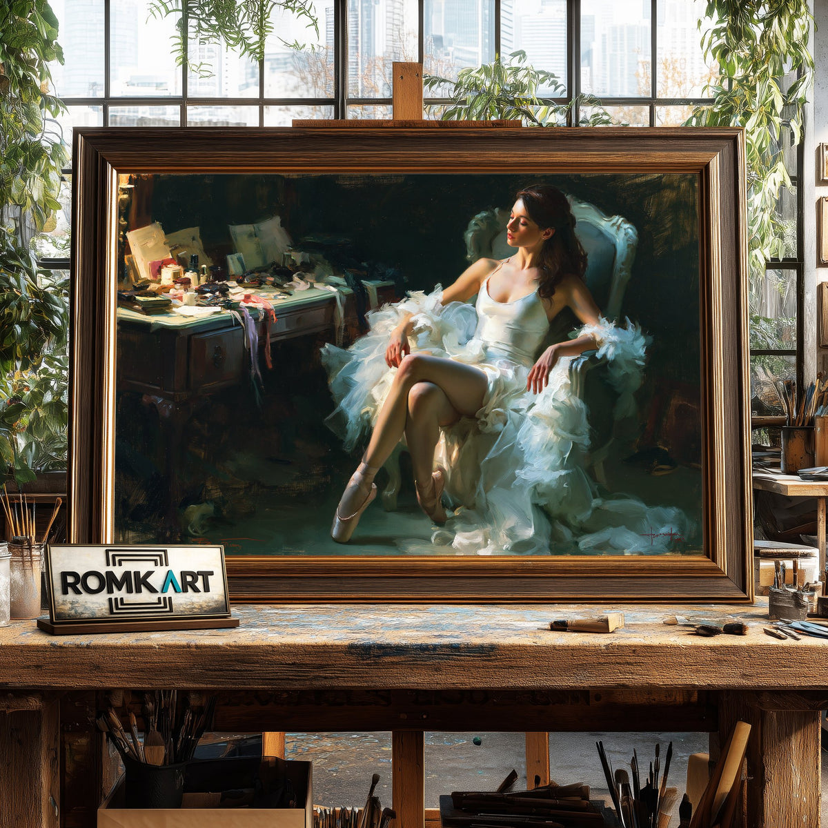 The Ballerina Oil Painting - image 2