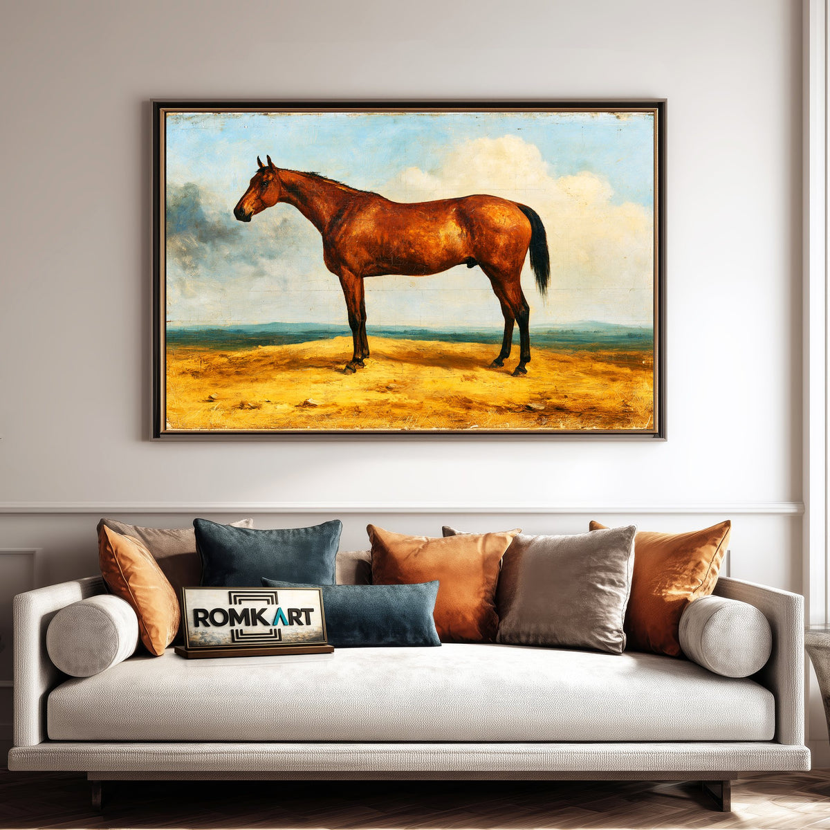 The Bay Horse Oil Painting - image 4