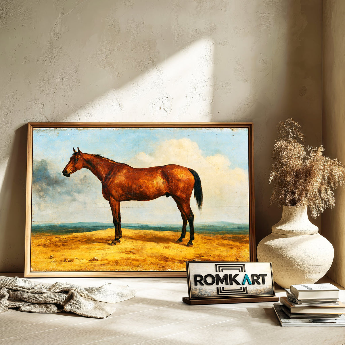 The Bay Horse Oil Painting - image 6