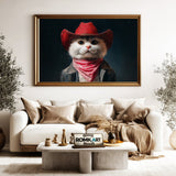 The Cowboy Cat Oil Painting - image 5