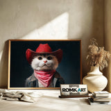 The Cowboy Cat Oil Painting - image 6