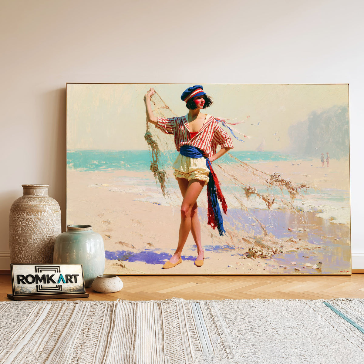 The Fisher Girl Oil Painting - image 3