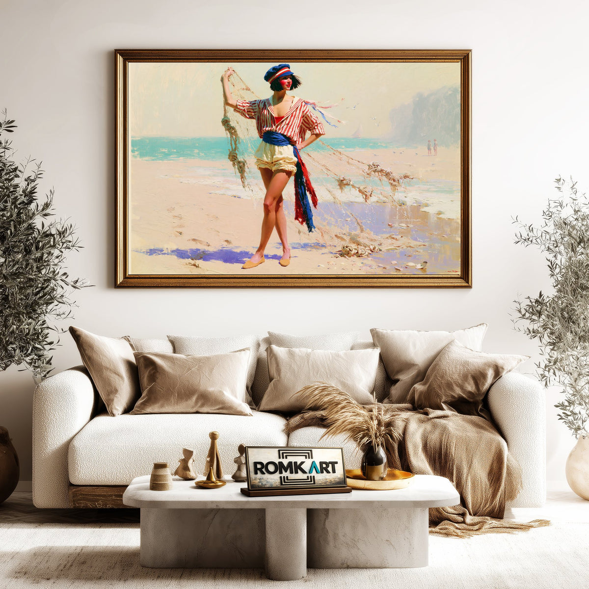 The Fisher Girl Oil Painting - image 5