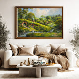 The Hobbiton Landscape Fantasy Oil Painting - image 5