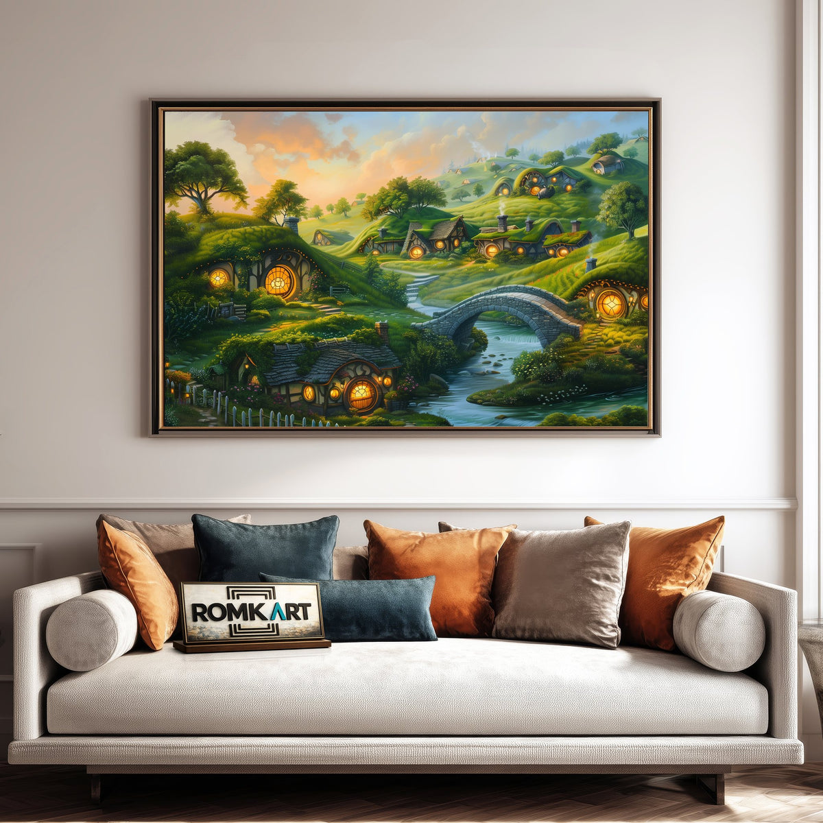 The Hobbiton Fantasy Oil Painting - image 4