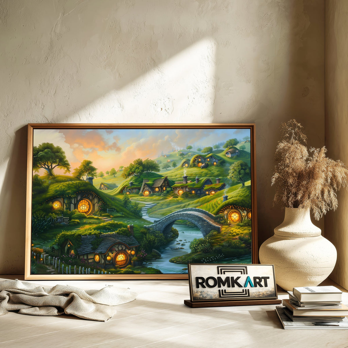 The Hobbiton Fantasy Oil Painting - image 6