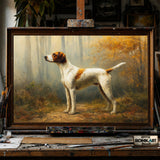 The Hunting Dog - Hand-Painted Oil Painting - View 1