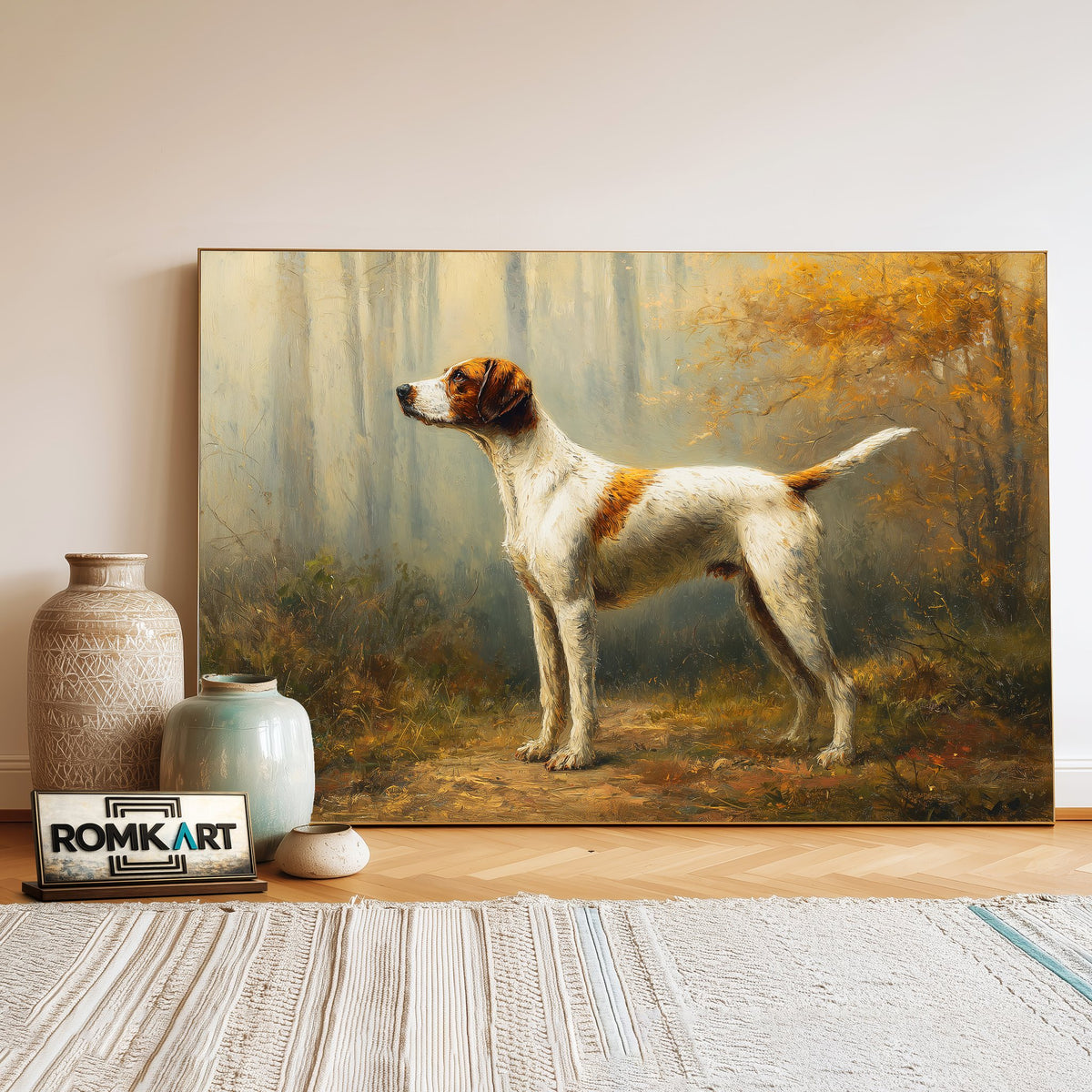 The Hunting Dog Oil Painting - image 3
