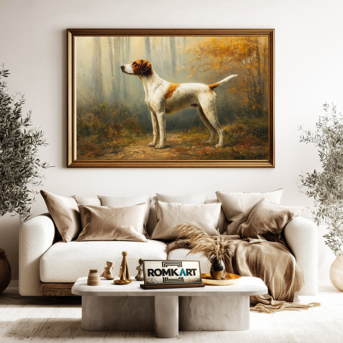 The Hunting Dog Oil Painting - image 5