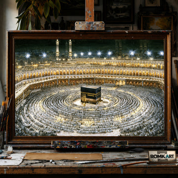 The Kaaba hand-painted oil painting on canvas