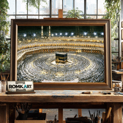 The Kaaba Islamic Oil Painting - image 2