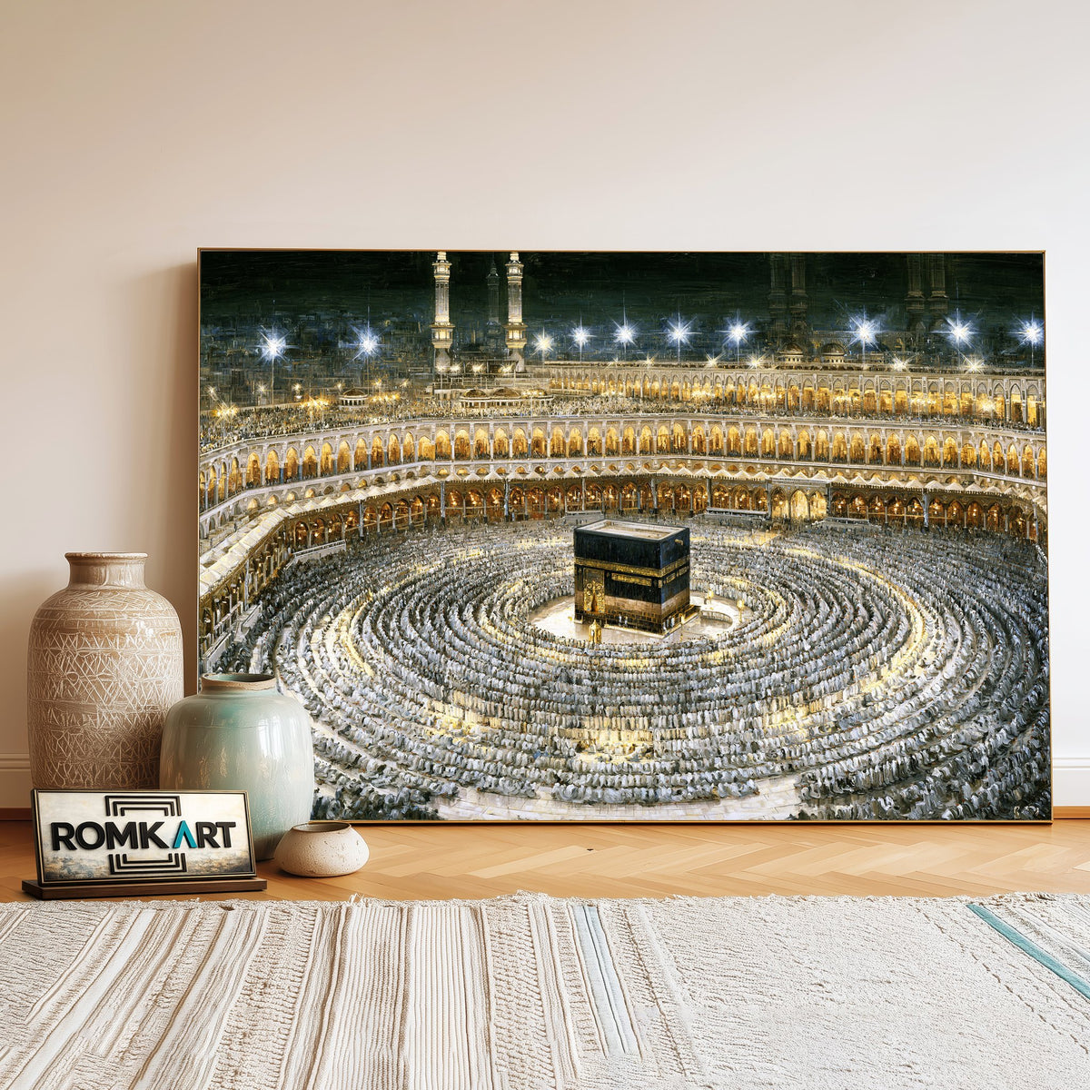 The Kaaba Islamic Oil Painting - image 3