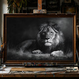 The Lion - Hand-Painted Oil Painting - View 1