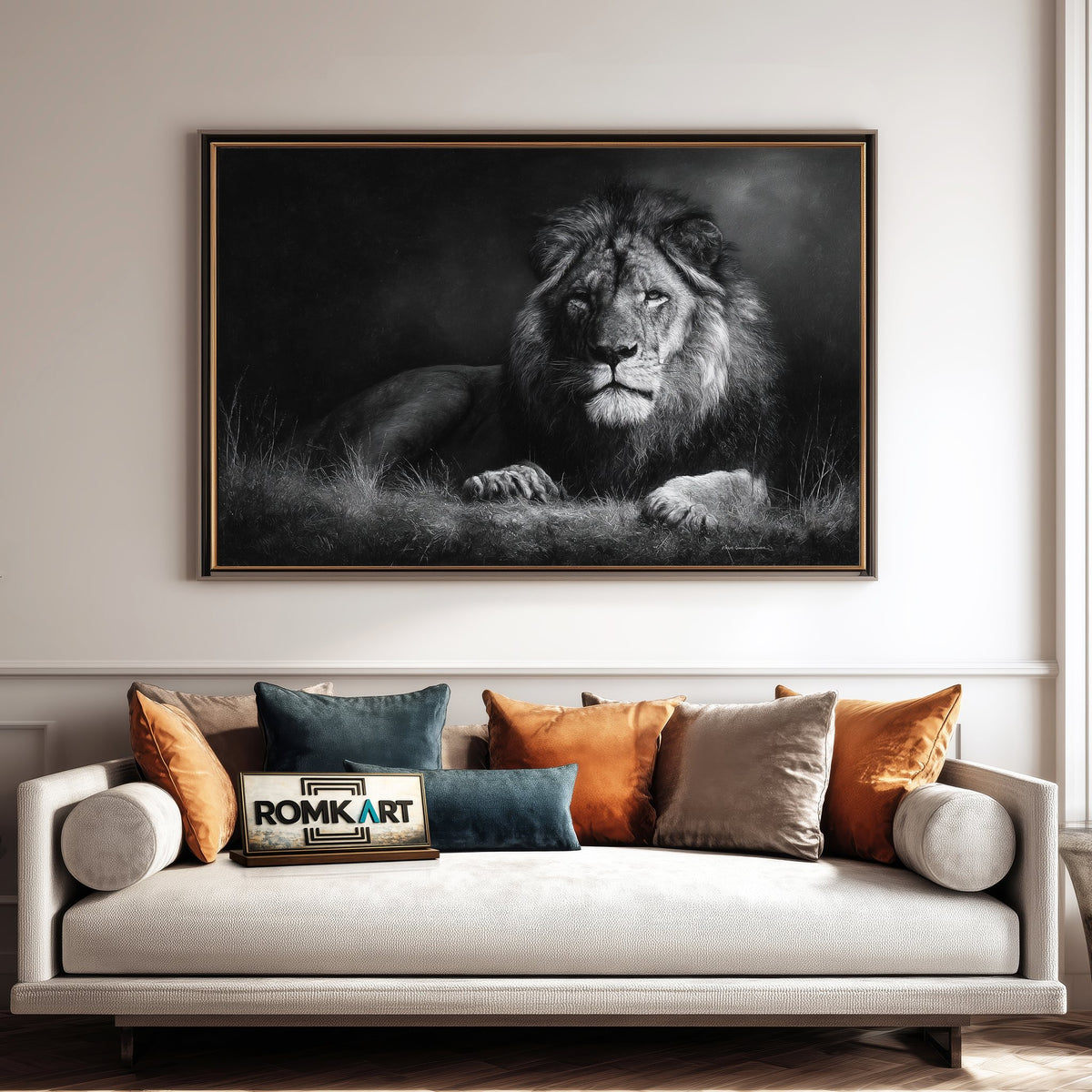 The Lion Oil Painting - image 4