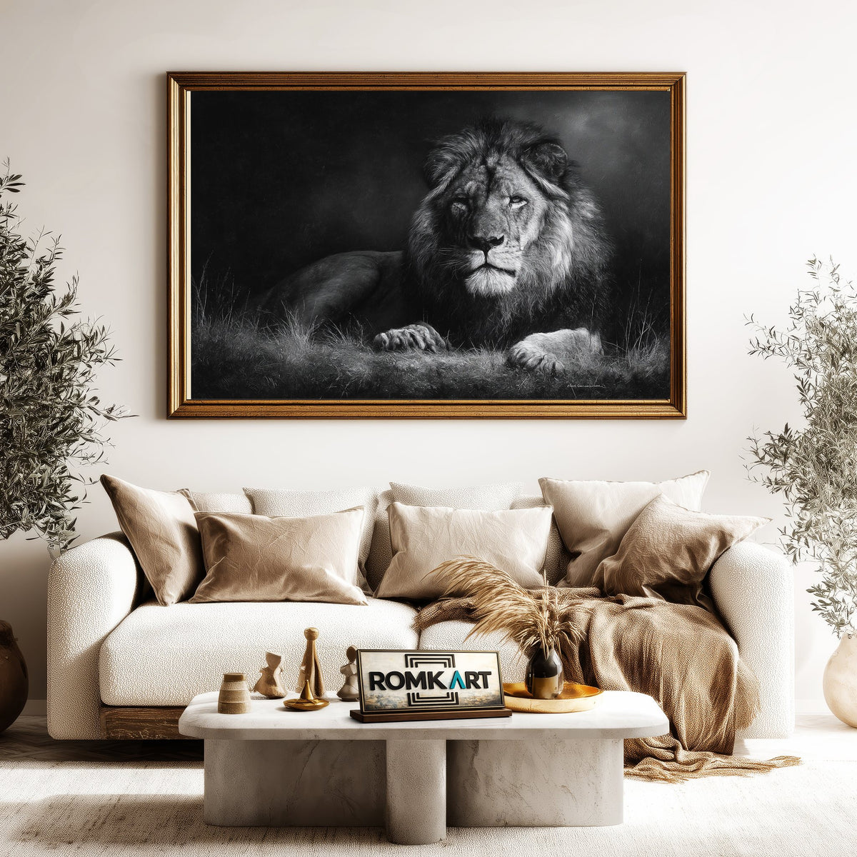 The Lion Oil Painting - image 5