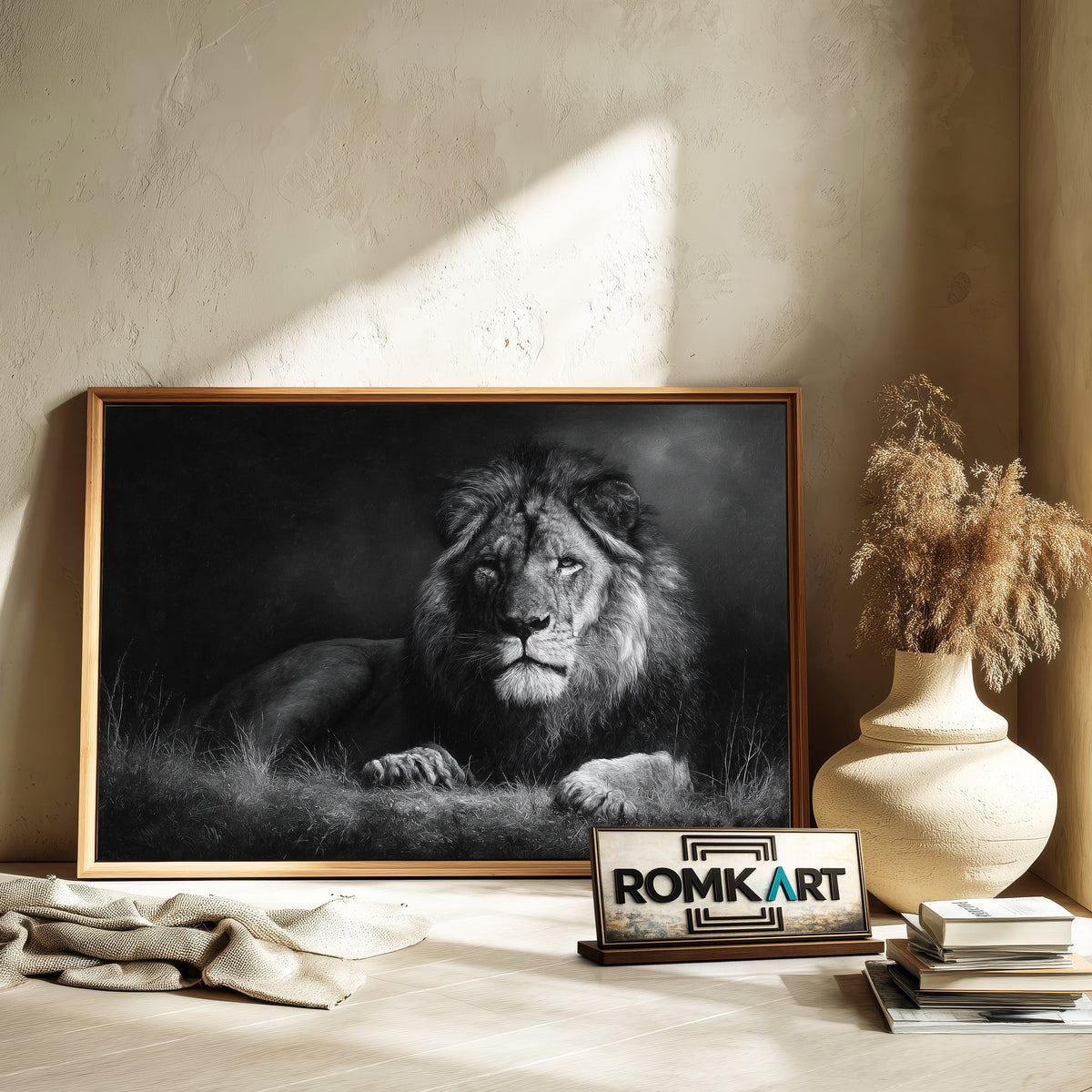 The Lion Oil Painting - image 6