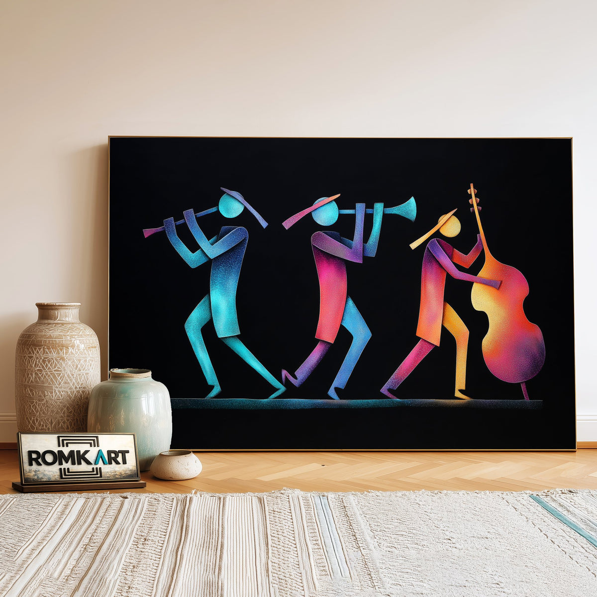 The Music Band Oil Painting - image 3