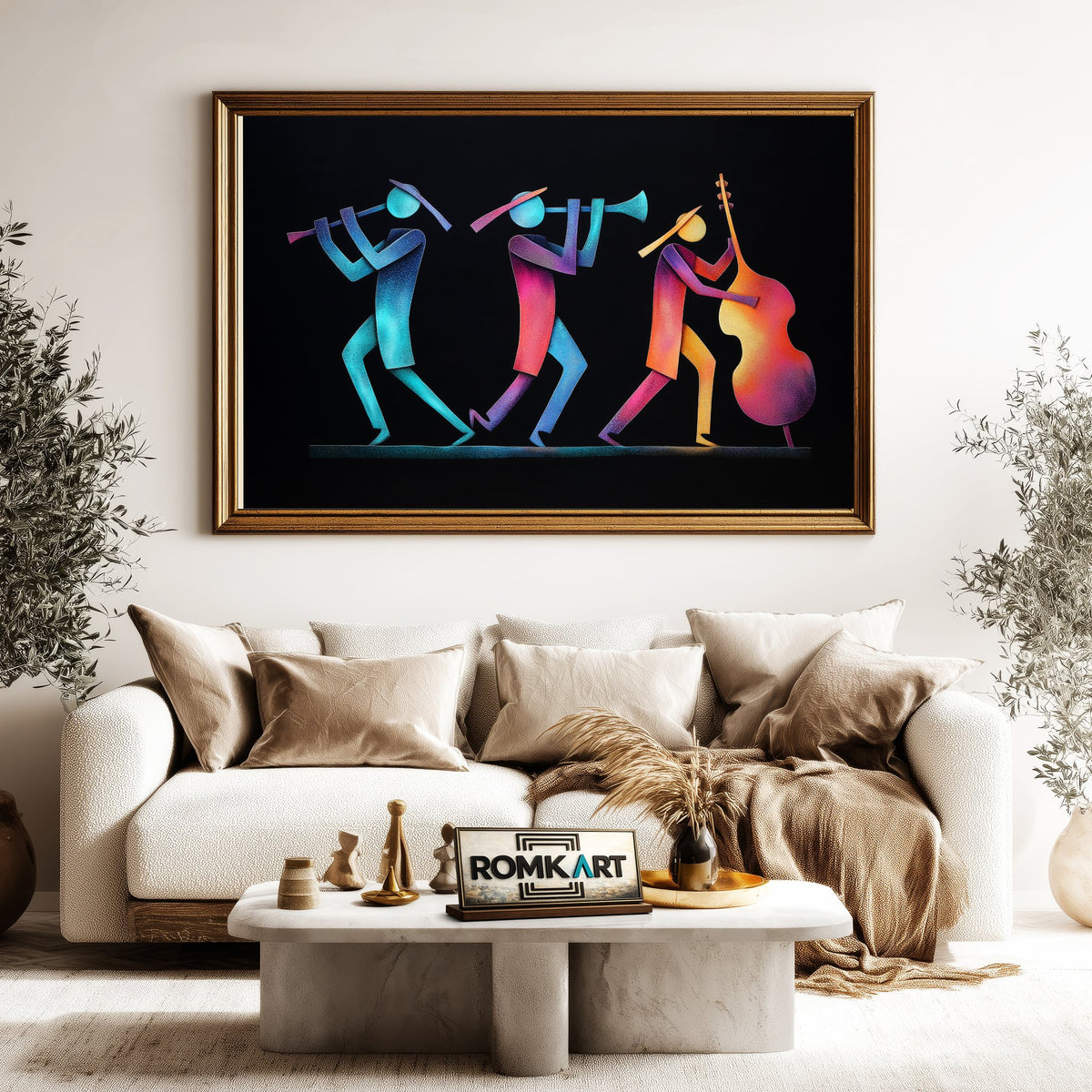 The Music Band Oil Painting - image 5