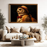 The Owl Traveller Oil Painting - image 5