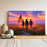 The Patriots Historical Oil Painting - image 3
