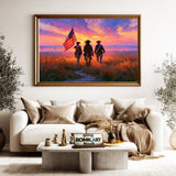 The Patriots Historical Oil Painting - image 5