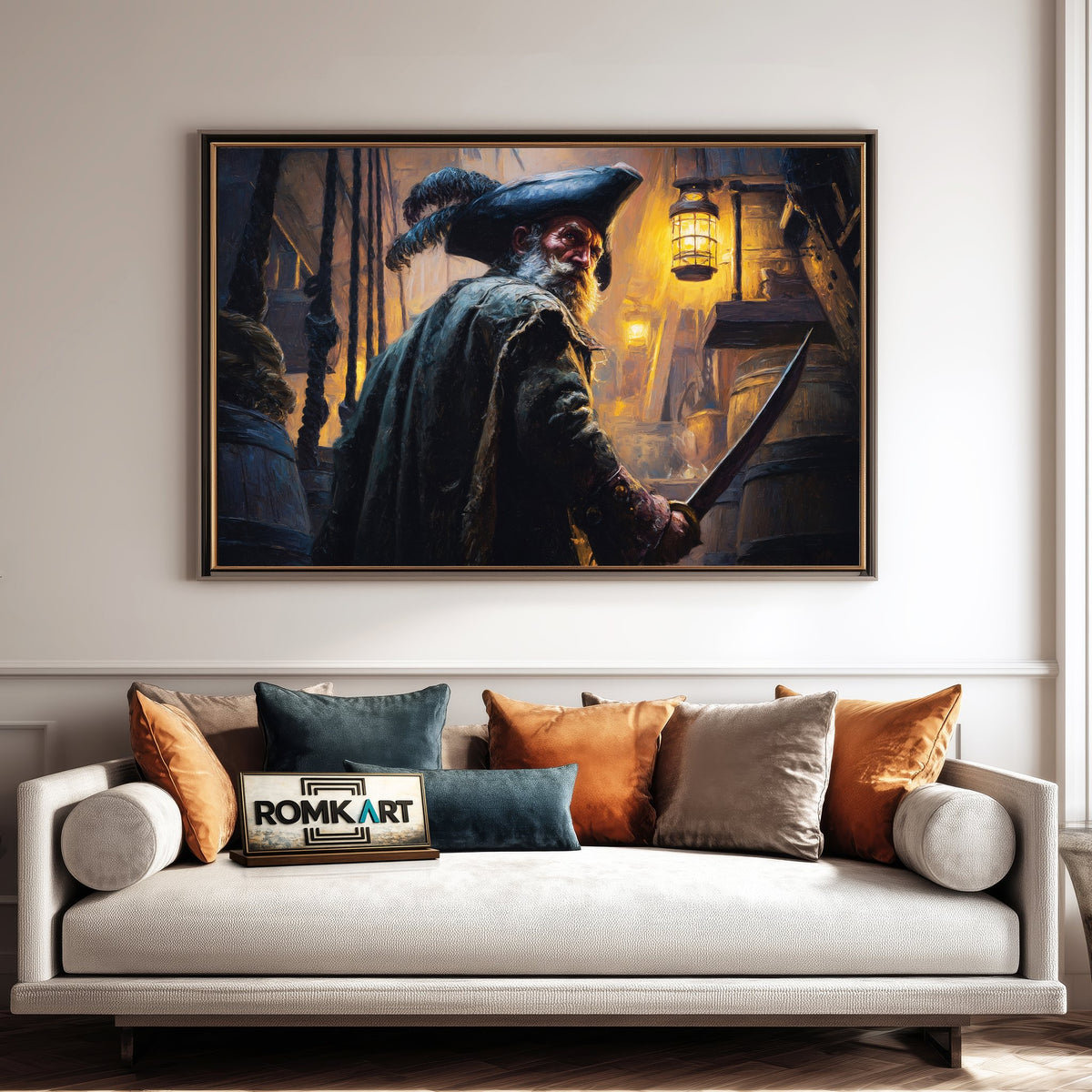 The Pirate Captain Oil Painting - image 4