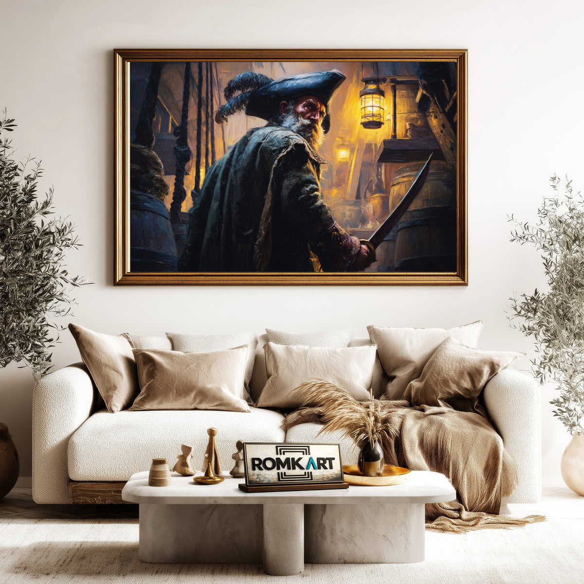 The Pirate Captain Oil Painting - image 5