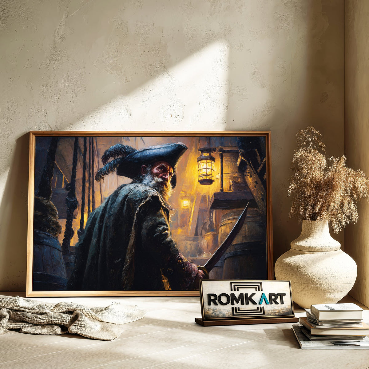 The Pirate Captain Oil Painting - image 6