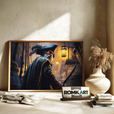 The Pirate Captain Oil Painting - image 6